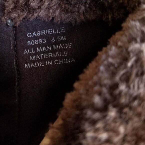 👢 Brown furred ankle boots - Picture 3 of 6